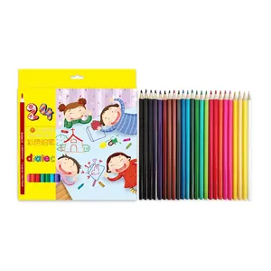 HIGH QUALITY 6 12 18 24 36 48 PCS LAPICES LAPIZ WOODEN COLOR PENCILS <strong>COLOUR</strong> PENCIL STANDARD COLORED PENCILS <strong>SET</strong> WITH EN71 ASTM - Product Image 1