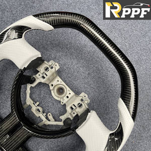 Piezas Interiores de Automóvil Personalizadas para <span class=keywords><strong>Toyota</strong></span> <span class=keywords><strong>86</strong></span>/BRZ/FRS <span class=keywords><strong>2013</strong></span> 2014 2015 2016, Volante de Fibra de Carbono Real de Alta Calidad - Product Image 3