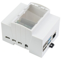 Vente flash, boîtier ABS pour Raspberry Pi 4 4b modèle B 8 Go 4 Go avec rail DIN, logo personnalisé en usine, meilleur prix