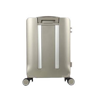 20-Inch Illuminated Carry-On Suitcase With Front Opening And Light Strip Grass Green Lightweight Travel Luggage - Product Image 4