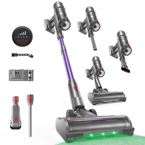 <span class=keywords><strong>Aspirateur</strong></span> <span class=keywords><strong>sans</strong></span> <span class=keywords><strong>fil</strong></span> 600W/60KPa, 80 min en mode automatique, écran tactile LED, autoportant, anti-emmêlement pour tapis/poils d'animaux - Product Image 1