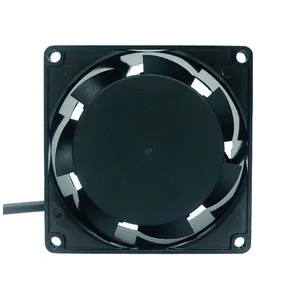 Yofolon sıcak satış Ac güçlü küçük boyutlu hafif Ac 380V 2300Rpm Fan 80mm Ac fırçasız Mini eksenel Fan 80X80X25mm