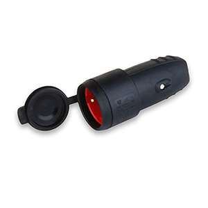 Impermeable IP44 4,8 mm T/T 16A, ideal para exteriores y ambientes húmedos, proporciona una conexión segura y resistente al agua. - Product Image 1