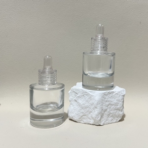 30ml Amber Clear Frosted Flat Shoulder Glass Serum Dropper Bottle Customize Skin Care Packaging 1oz <strong>Hair</strong> Oil Bottle - Product Image 4