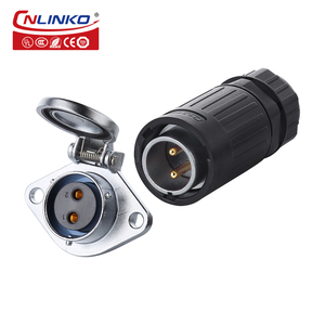 CNLINKO IP68防水M20 2针对接插头高压2针电连接器 - Product Image 4