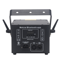 Projecteur laser LED DJ 3D RVBW pleine couleur 5W avec animation sonore, contrôle DMX512, tension universelle pour clubs et soirées