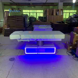 Salon de beauté professionnel équipement de meubles Extension de cils du visage lit de Massage de beauté électrique 3 moteurs - Product Image 4