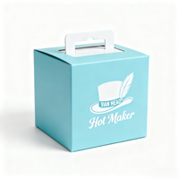 Boîte en carton ondulé avec logo personnalisé et pelliculage mat pour l'emballage de produits électroniques, expédition par courrier, vente en gros