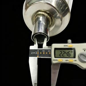 Pot d'échappement pour moto Suzuki GSR Address V125G V125 Scooter, échappement modifié en titane couleur fer blanc avec contre-pression - Product Image 5