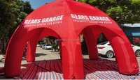 Tente dôme araignée de haute qualité, imperméable, gonflable, avec ventilateur intégré, pieds de 8 m, pour événements, auvent extérieur, promotion, publicité avec logo de marque