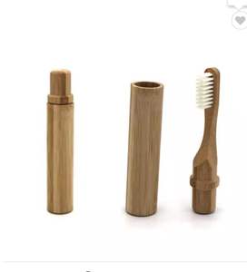 <span class=keywords><strong>Brosse</strong></span> à dents en bambou biodégradable avec tête de voyage remplaçable <span class=keywords><strong>Brosse</strong></span> à dents en bambou amovible au charbon de bois - Product Image 4