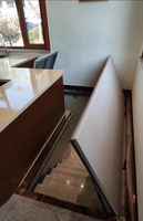 Porte invisible à double commande, trappe électrique escamotable pour ouverture d'escalier de sous-sol et de grenier