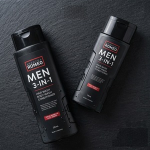 Champú y Gel de Ducha 3 en 1, 220 ml, Anticaspa, Hidratante, Nutritivo y Refrescante para Hombres - Product Image 1