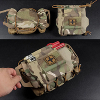 Prêt à expédier : Trousse médicale IFAK de haute qualité, sac tactique MOLLE de survie pour le camping, kit d'urgence personnalisé