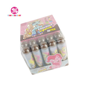 Venta caliente Chocolate Cartoon Crazy Hair Liquid <span class=keywords><strong>Choco</strong></span> Sweet Delicious Lipstick Shape Chocolate Jam Candy - Product Image 6