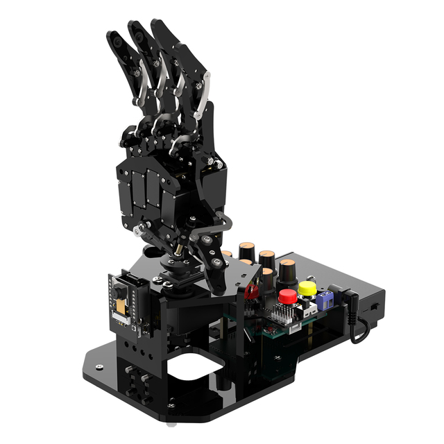 Hiwonder uHand UNO Programmable Coding Hand Robot STEM Learning Starter Robotic Hand Kits for School Education