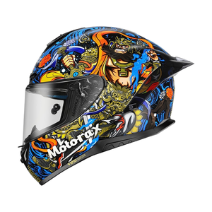 Motorax Morex R50S Koi Starry Sky Black Head Casco Unisex All-Season Full Motorcycle Gear ABS Liberación rápida Nuevo - Product Image 3