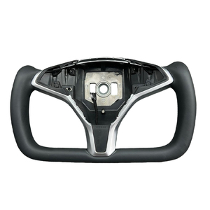 Volant de direction en fibre de carbone personnalisable pour <span class=keywords><strong>Tesla</strong></span> Model S Volant de direction 2014 2015 2016 2017 2018 2019 - Product Image 1