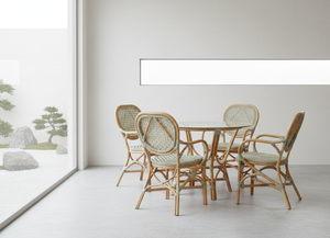 Stylish Comfortable Asian Space-Saving Jamaica <b>Bistro</b> Dining <b>Set</b> Made <b>Rattan</b>/Wicker for Home Apartment Villa Use Made Indonesia - Product Image 6