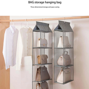 Handbag Storage <b>Hanging</b> Bag Organizer Closet Storage Transparent Three-dimensional Home Organization <b>Hanging</b> Bag - Product Image 4