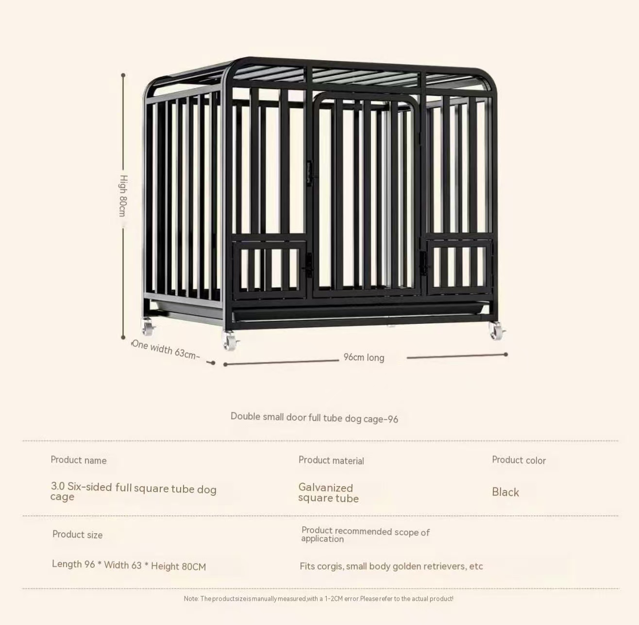 96cm*63cm*80cm(37.80in*24.80in*31.50in)