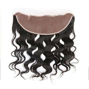 Peluca de Cabello <span class=keywords><strong>Humano</strong></span> FYD Brasileño Virgen, con Encaje Frontal 13x4 Transparente, Sin Pegamento, Ondulado Largo, 150% de Densidad, 18 Pulgadas - Product Image 1
