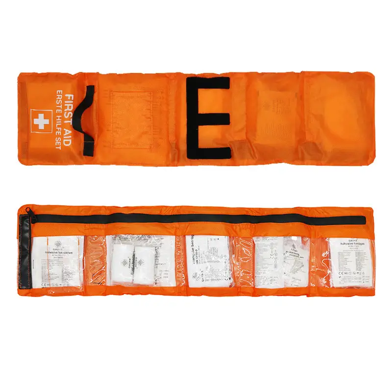 GAUKE su geçirmez katlanmış taşınabilir seyahat için ilk yardım çantası, kamp, yürüyüş ve macera, CE ISO 13485