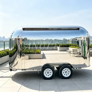Chariot de nourriture mobile pour hot-dogs en plein air, kiosque à chocolat et café, remorque alimentaire mobile - Product Image 1