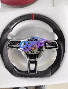 Volante de Cuero para Automóvil, Directo de Fábrica, para <span class=keywords><strong>Porsche</strong></span> Macan, <span class=keywords><strong>Cayenne</strong></span>, 718, 911, Panamera - Product Image 2