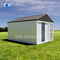 Maison Conteneur Préfabriquée Moderne de Luxe, Économique et Portable, à Monter, avec 5 Chambres et 3 Salles de Bain, Moins de 50k