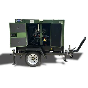 Single Phase Powered By UK-Perkin 12Kw Grupo Electrogeno Mobile Type 15Kva Diesel Generator Set