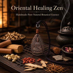 Handmade Borneol Incense Necklace Guanyin Buddha Pendant Natural Herbal Amulet OEM Private Label <strong>Zen</strong> Spiritual Safe &amp; Sound - Product Image 6