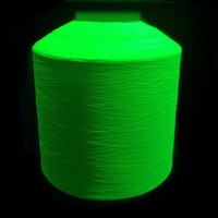 Light Up Glow in the Dark Night lumineux DTY 150D polyester phosphorescent fil lumineux torsadé noctilumineux pour tige de chaussure