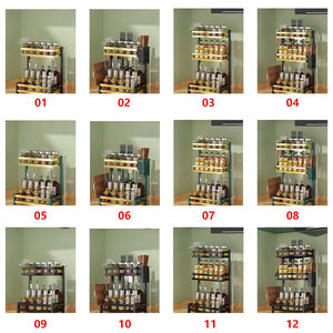 Portaspezie Salvaspazio per <span class=keywords><strong>Cucina</strong></span>, Organizzatore da Bancone per <span class=keywords><strong>Barattoli</strong></span>, Bottiglie e Condimenti - Product Image 6