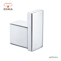 Koala Factory - Vente en gros - Porte-serviettes mural en laiton moderne pour hôtel - Crochet en métal pour vêtements et serviettes