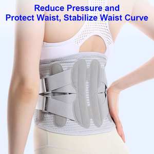 Transpirable ajustable Lumbar cintura soporte <span class=keywords><strong>de</strong></span> talla grande espalda Brace <span class=keywords><strong>pecho</strong></span> postura Corrector escoliosis espalda Brace gratis - Product Image 4