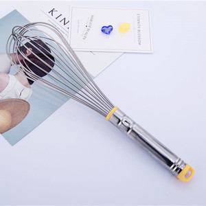 Stainless Steel Egg Beater Large Manual Whisk For Baking Stirring Kitchen Tool - Product Image 3