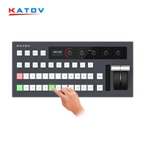 KATO 12 channels Radio & TV Broadcasting Equipment studio equipment USB controller LAN vMix software switchboard control panel