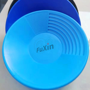 Plastic Gold Panning <b>Pan</b> With Double Groove Design For Manual Gold Mining <b>Small</b> Size - Product Image 2