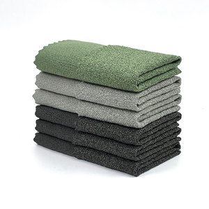 Custom Made Microfiber Dishcloth Green Rectangle Kitchen Cleaning Towel Absorbent Lint Free For Pots And Pans - Product Image 4