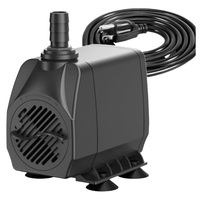 Super silencieux 2.5W/5W Mini pompe à eau submersible pour fontaine pour animaux de compagnie Poisson Aquarium 300L/h Débit Mini poisson vivant Boîte de bureau