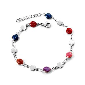 Pulsera de Acero Inoxidable con Baño de Oro de 18K, Diseño Italiano, Joyería de Moda, Mezcla de Colores, para Mujer - Product Image 4