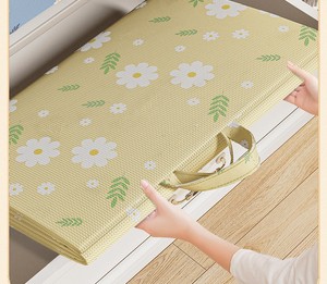Ménage moderne Boîte de rangement pliante Quilt Garde-robe Sac de rangement pour vêtements avec <span class=keywords><strong>housse</strong></span> anti-poussière pour déménagement Voyage - Product Image 6