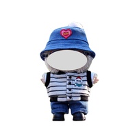 Vêtements de poupée Labebe Fantasy Series première/troisième génération, pendentif, cardigan en tricot d'automne, macaron qui fait battre le cœur pour les jeunes