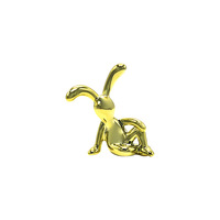 Lapin Ornements En Plastique Artisanat Styles Bureau Décoration Maison Jardin Utilisation PVC Matériel Lapin Ornement Artisanat