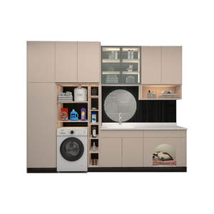 Gabinete de balcón de acero inoxidable de gama alta Sunrise, gabinete de <span class=keywords><strong>lavadora</strong></span>, balcón, <span class=keywords><strong>lavabo</strong></span>, Gabinete integrado - Product Image 5