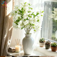 45 Têtes de Fleurs Artificielles de Bougainvillier Imprimées en 3D, Fleurs Artificielles Colorées pour la Décoration Intérieure et Extérieure de la Maison