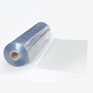 Rouleau de feuille de PVC transparente flexible, film plastique transparent souple pour l'emballage, l'impression, les présentoirs publicitaires et l'utilisation agricole - Product Image 1