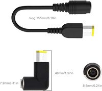 Adaptor Kabel Konverter Daya DC 7.9X5.5Mm Ke Persegi untuk Laptop Lenovo ThinkPad X1 Carbon 0B47046