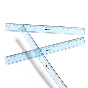 Regla de Plástico Transparente Azul de 12 Pulgadas de Marca Personalizada, Regla Recta de Medición de Precisión para Promoción - Product Image 2